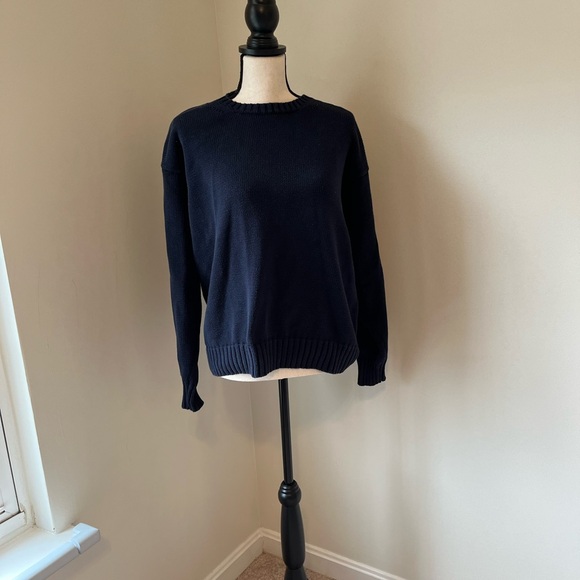 Gucci vintage cotton navy blue sweater size M - Picture 2 of 5